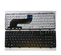 Teclado AR/RU/US/Inglés, Compatible con HP, ProBook, 650 G1 655 G1 US con Marco, Color Negro, 738697-001(AR)