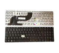 Teclado AR/RU/US/Inglés, Compatible con HP, ProBook, 650 G1 655 G1 US con Marco, Color Negro, 738697-001(BR)