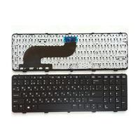 Teclado AR/RU/US/Inglés, Compatible con HP, ProBook, 650 G1 655 G1 US con Marco, Color Negro, 738697-001(RU)
