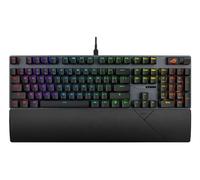 ASUS ROG Strix Scope II X Teclado Gaming, con interruptores mecánicos ROG NX Snow V2, Espuma insonorizante, Teclas ABS, Tres ángulos de inclinación y reposamuñecas, QWERTY Español