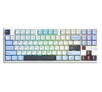 Teclado aula gasket f87 pro v2 glacier blue star vector rgb