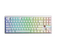 Teclado aula gasket f87 pro v2 white contour engravered star vector rg