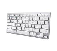 Teclado Compacto Inalámbrico por Bluetooth Trust 24654/ Plata