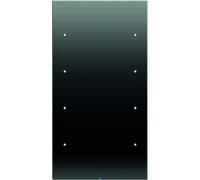 Teclado berker Touch Sensor confort 4 fases, serie berker R.3 de hager, negro