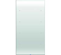 Teclado berker Touch Sensor confort configurado, 4 fases, serie berker R.3 de hager, blanco polar