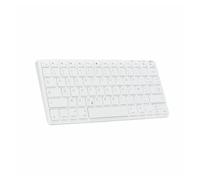 Bluestork - Mini Teclado Mac Recargable Inalámbrico de Larga Duración - Accesos Directos Multimedia - Compacto AZERTY Francés