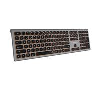 TECLADO SUBBLIM KEYBOARD BLUETOOTH MASTER ILUMINADO EXT GREY/BLACK
