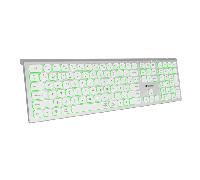 Teclado Inalámbrico Subblim Master/ Plata y Blanco