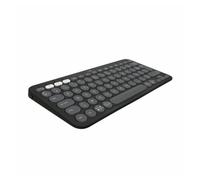 Teclado bluetooth con soporte para tablet logitech k380 francés gris grafito gris oscuro azerty