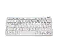 TECLADO BLUETOOTH IGGUAL SLIM TKL-BT PLATA