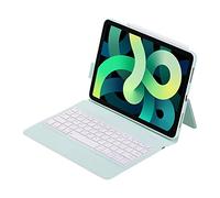 Teclado Bluetooth para iPad Pro Air 4/iPad Pro 11 2018 2020 2021 con soporte de ranura para bolígrafo Cubierta de TPU duradera (para iPad Pro11 2021, verde)