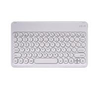 Teclado Bluetooth retro ultradelgado, experiencia de percusión cómoda para escribir en silencio, emparejamiento gratuito y cambio con una sola