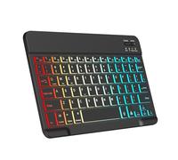Teclado Bluetooth retroiluminado de 7 colores para iPad Pro de 13/12/11/10/9/8/7 pulgadas de generación, iPad Air, iPad Mini, tabletas Samsung Xiaomi, iPhone, smartphone, etc. - Accesorios