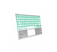 Subblim Smart Backlit Bluetooth Touchpad Spanish QWERTY Silver
