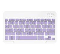 Teclado Bluetooth, teclado inalámbrico ultrafino para iPad 11/10/9ª, iPad Pro/Air/Mini/iPhone y otros dispositivos habilitados para Bluetooth, incluyendo Samsung Tablet, Android, Windows