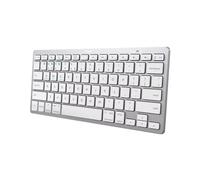 Teclado bluetooth trust 24907 plateado portugués