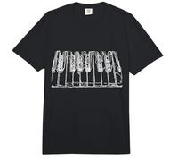 Teclado Bosquejo Pianista Piano Profesor Músico Piano Comfort Colors Adult Heavyweight T-Shirt