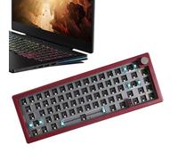 Teclado Cableado, Iluminado - PC Compacto - Teclado De Escritorio En 67 Teclas, Con Botón Multimedia, Para Café Internet, Accesorios Para El Hogar Accesorios