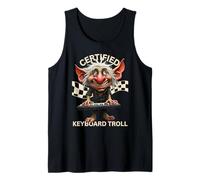 Teclado Certificado Troll Fun Meme Música para Él Camiseta sin Mangas