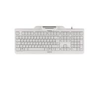 Teclado CHERRY JK-A0100DE-0 GRIS USB - QWERTZ - Lector de tarjetas inteligentes - Tecnología Cherry LPK