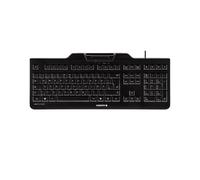 Teclado CHERRY KC1000SC W - USB - QWERTY Internacional - Negro