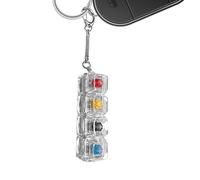 Teclado Clicker, Fidget Sensorial Interactivo Para Dedos, Dispositivo Compacto De Del Estrés, Accesorio De Escritorio , Ayuda De Enfoque Portátil, Adecuado Para Adolescentes,
