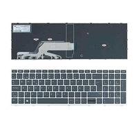 Teclado Compatible con HP PROBOOK 450 G5 455 G5 470 G5 Negro con Marco Plata