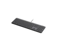 Teclado con cable - LOGITECH - K620 Signature Slim - Compatible con Mac - Teclado numérico - USB-C 1,8 m