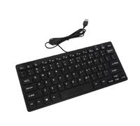 Teclado con Cable Mini USB Ultradelgado de 78 Teclas para Computadora de Escritorio, Computadora Portátil, Accesorios y Periféricos de Computadora Teclado, Mouse y Bolígrafo de