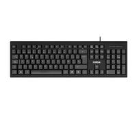 Teclado Nilox NXKBE000011 Negro QWERTY Español