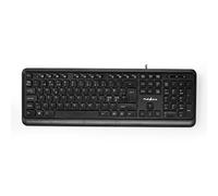 Teclado con cable | USB-A | Multimedia | QWERTY | Diseño ND | Teclado numérico