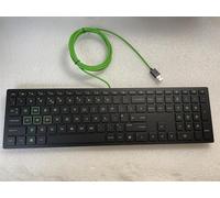 Teclado con cable USB verde para HP Pavilion Gaming L20803-031 TPC-P001K