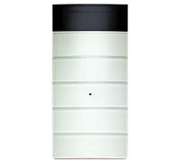 Teclado con termostato y display, 5 fases,berker B.IQ de hager, cristal blanco polar