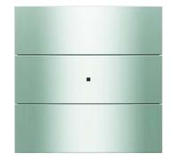 Teclado confort, berker B.IQ 3 fases, cristal blanco polar