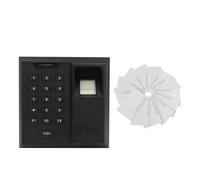 Teclado Control De Acceso De Huellas Dactilares Tiempo De Asistencia Bloqueo De Contraseña Bloqueo De Huellas Dactilares Llave De Máquina Integrada 500 Usuarios(Size:X66 and 10 ID Cards)