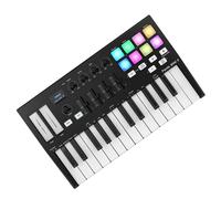 Teclado Controlador De 25 Teclas Piano Mini Teclado USB Portátil Con Almohadillas Retroiluminadas RGB Instrumentos De Teclado Piano Electrónico Para Principiantes (Color : 06)