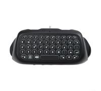 Teclado controlador inalámbrico RGB para PS5/PS5 Pro, portátil, con altavoz integrado y conector de audio de 3.5 mm, tablero de chat de voz BT3.0 para mensajería y chat en vivo de juegos, batería de
