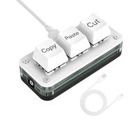 Teclado Copia y Pega Teclado Mecánico Ergonómico de 3 Teclas