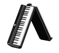 Teclado de 88 teclas, teclado recargable con Bluetooth MIDI, piano digital plegable, piano eléctrico portátil de tamaño completo sensible al tacto, altavoces duales incorporados for principiantes y pr