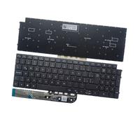 Teclado de Computadora Portátil Compatible para DELL Vostro 15 3510 3520 3525,Latitude 3520 3530 3540 Latín Sin retroiluminación