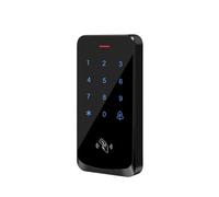Teclado de control acceso a prueba agua con pantalla táctil y lector Wiegand for cerradura electrónica inteligente,Seguridad mejorada(T9-EM-W black)