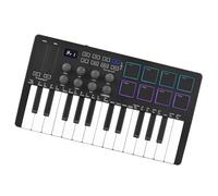 Teclado De Control De 25 Teclas Sensibles A La Velocidad Teclado Controlador De Teclado USB Portátil Piano Electrónico Para Principiantes