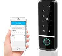 Teclado De Control De Acceso WiFi, Sistema De Control De Acceso A Puerta Aplicación De Teléfono Móvil Control Remoto Bloqueo De Teclado De Puerta Teclado con Contraseña De Huella Digital para Entrada