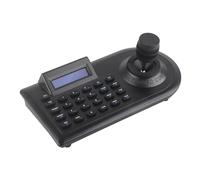 Teclado de Control PTZ, Controlador de Cámara PTZ de 100-240 V Control Preciso Fuerte Compatibilidad 3D Fácil de Instalar para Pisos de Madera (Enchufe Europeo)