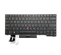 Teclado de diseño de Estados Unidos sin retroiluminación de repuesto para Lenovo ThinkPad T14 Gen 1/Gen 2, para ThinkPad P14s Gen 1/Gen 2
