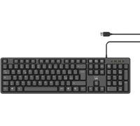 Teclado de diseño delgado EW3112 (negro) - EWENT