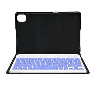 Teclado de Escritura Silenciosa de 10 Pulgadas, Teclas Grandes Impermeables, Tipo de Luz de Tijera, Mini Teclado InaláMbrico de 10 Pulgadas con Carcasa de TPU para Ordenador PortáTil (Negro)