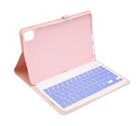 Teclado de Escritura Silenciosa de 10 Pulgadas, Teclas Grandes Impermeables, Tipo de Luz de Tijera, Mini Teclado InaláMbrico de 10 Pulgadas con Carcasa de TPU para Ordenador PortáTil (Rosa)