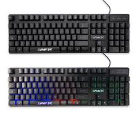 Teclado De Gaming RGB Coloreado Juego USB Cable PC De Sobremesa de Membrana