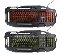 Teclado Gaming Gammed Xweapon BACKLIGHT 7 colores con teclas macro